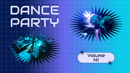 Platilla de diseño Dance Party Announcement with Dj Youtube Thumbnail