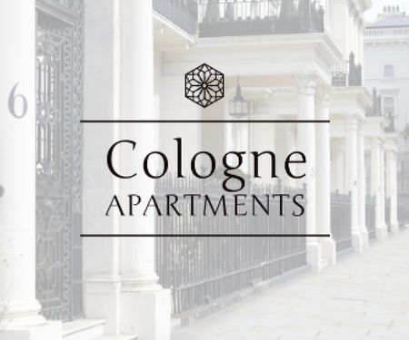 Cologne apartments advertisement Large Rectangle tervezősablon