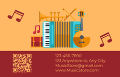 Music Store Offer with Various Musical Instruments