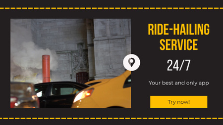 Ride-hailing Service Round The Clock Offer Full HD video Design Template