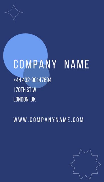 Ontwerpsjabloon van Business Card US Vertical van Online Clothing Designer Services