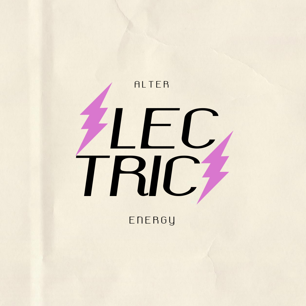 Alternative Energy Company Emblem Logo Design Template