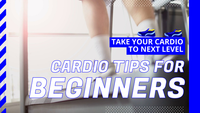 Designvorlage Awesome Cardio Tips For Sport Trainings Beginners für YouTube intro