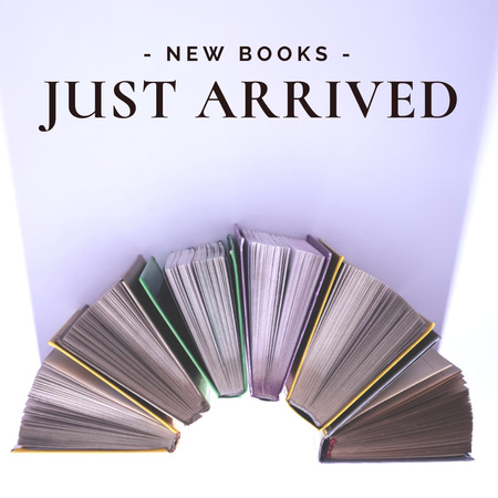Ontwerpsjabloon van Instagram van New Books Announcement