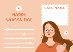 Women's Day Greeting from Cafe