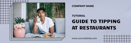 Review for Cafe with Guide Email header Design Template