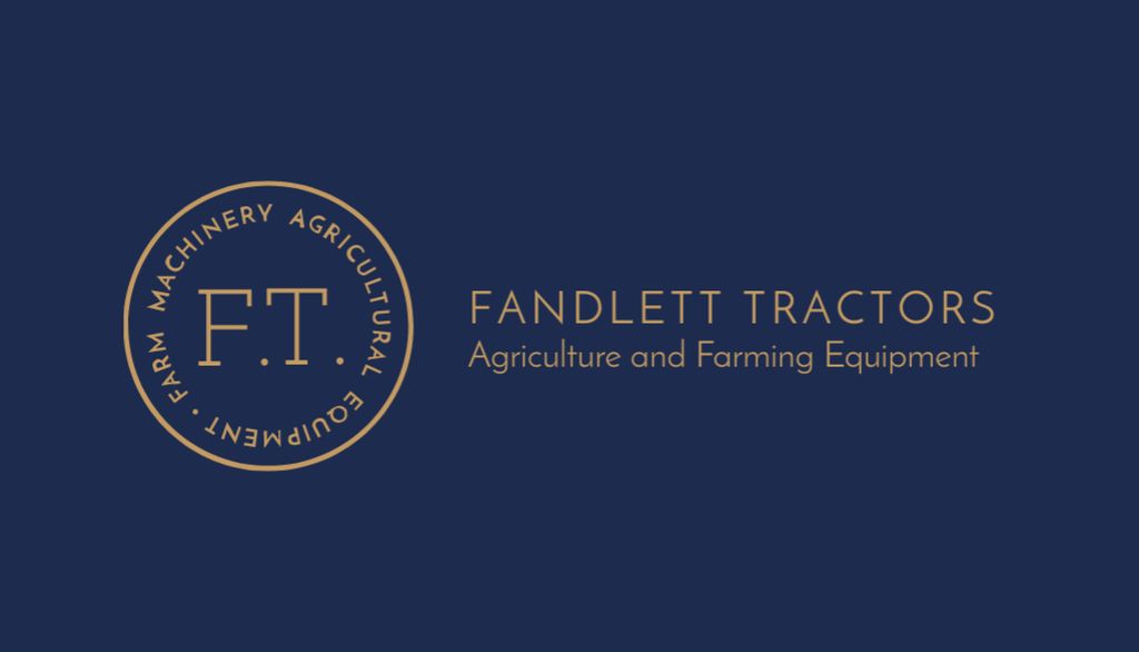 Plantilla de diseño de Agriculture and Farming Equipment Business Card US 