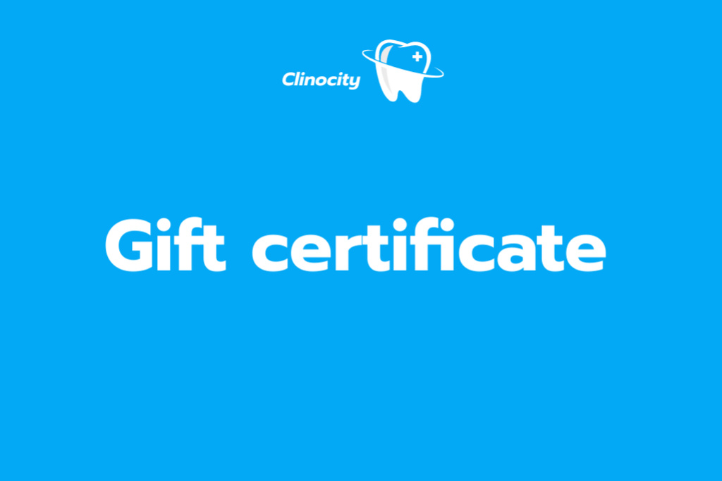 Awesome Dentist Services Voucher Offer Gift Certificate – шаблон для дизайну