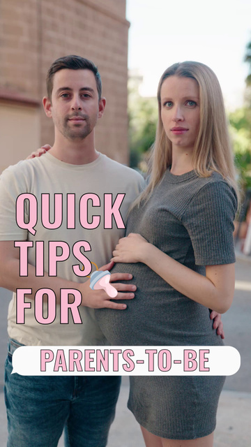Modèle de visuel Quick And Easy Tips On Parenthood - TikTok Video
