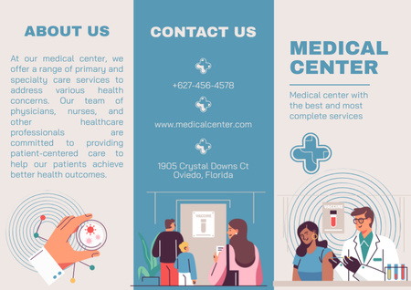 Platilla de diseño Offer of Medical Center Services Brochure