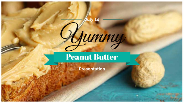 Modèle de visuel Delicious Sandwich with Peanut Butter - FB event cover