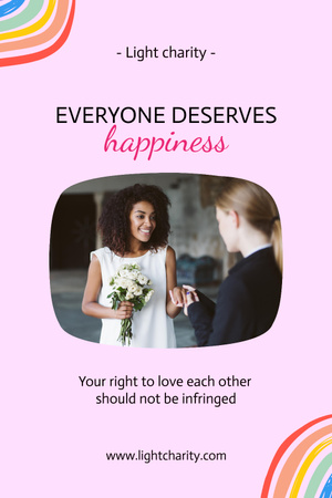 Cute LGBT Couple Pinterest – шаблон для дизайна