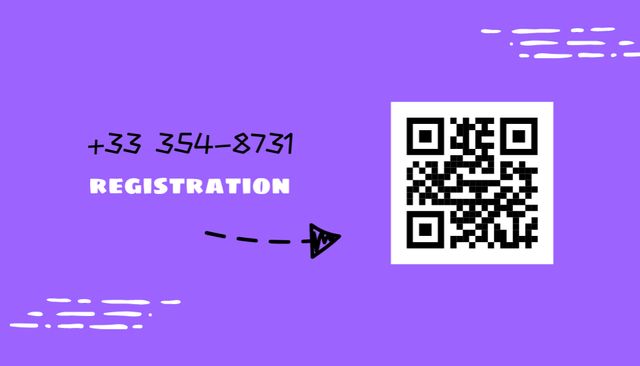 Education Online Courses With Registration Business Card US Design Template