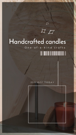 Handmade Wax Candles With Discount TikTok Video Design Template