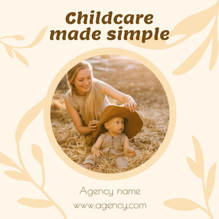 Baby Care Offer Instagram Design Template