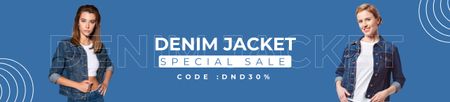 Special Sale Denim Jackets Ebay Store Billboard Design Template