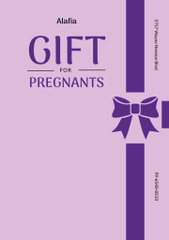 Gift for Pregnant with Present Boxes with Bows