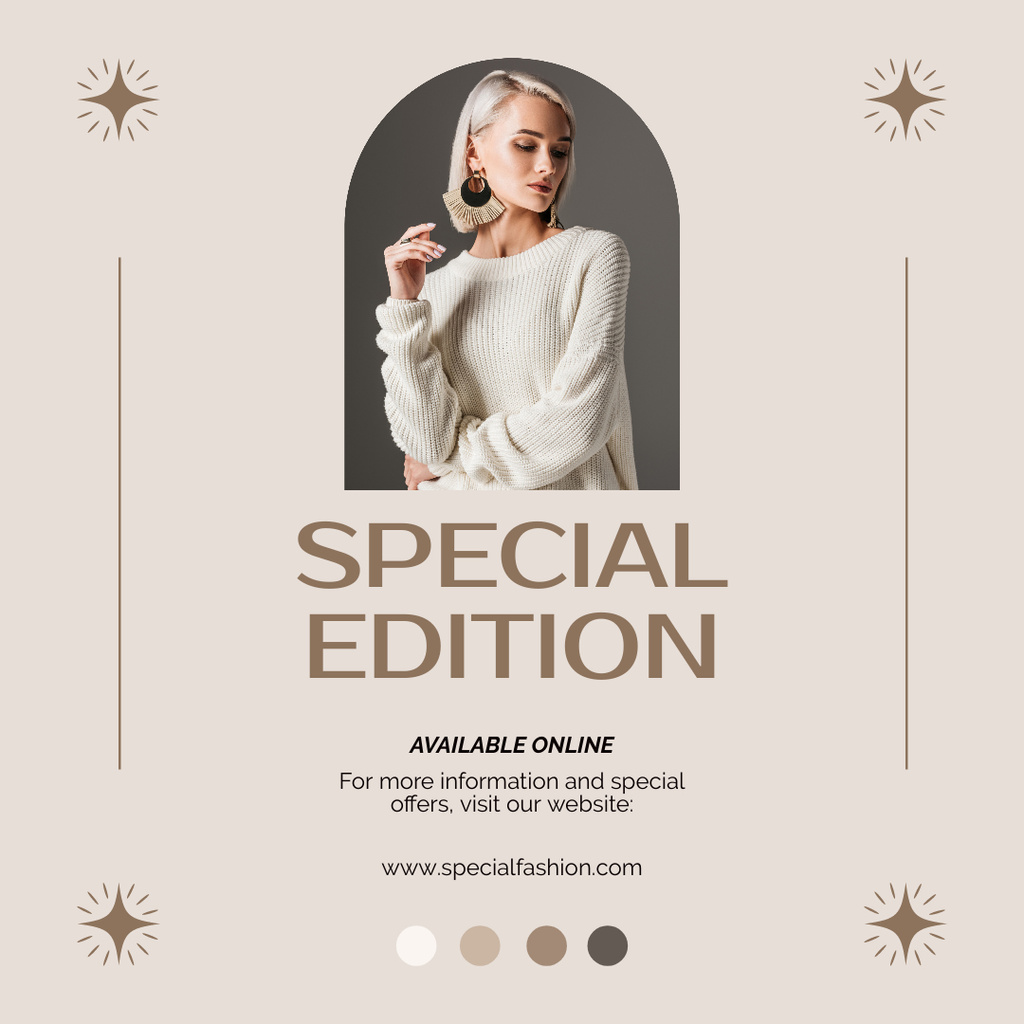 Designvorlage Special Edition Collection für Instagram
