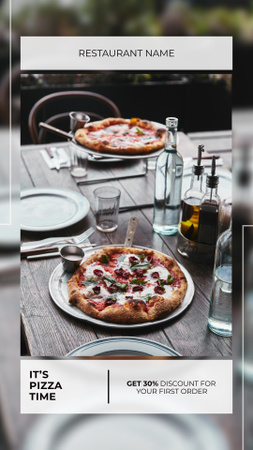 Plantilla de diseño de National Pizza Month Ad Instagram Story 
