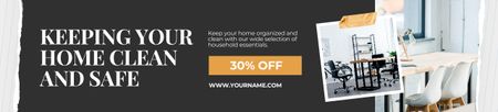 Platilla de diseño Sale of Home Essentials Grey Ebay Store Billboard