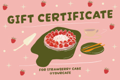 Gift Voucher Offer for Strawberry Cake