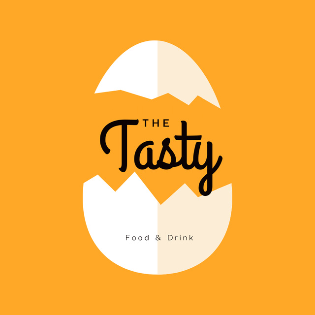 Tasty Food and Drink in Grocery Store Animated Logo Πρότυπο σχεδίασης