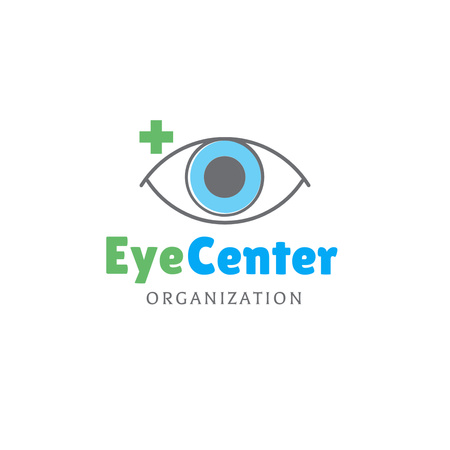 Platilla de diseño eye center,logo design Logo
