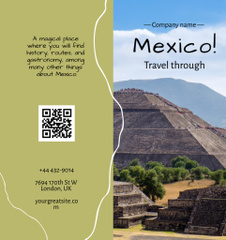 Ad of Tour to Mexico with Beautiful Landscape