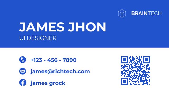 Web Design Company Services Business Card USデザインテンプレート