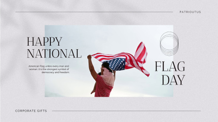 Plantilla de diseño de USA Independence Day Greeting Full HD video 