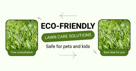 Ultimate Eco-Friendly Lawn Care Solutions Facebook AD Design Template