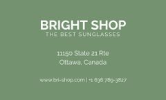 Corporate Store Emblem with Sunglasses