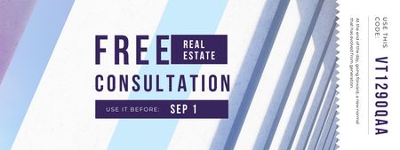 Real Estate Consultation Offer Coupon Design Template