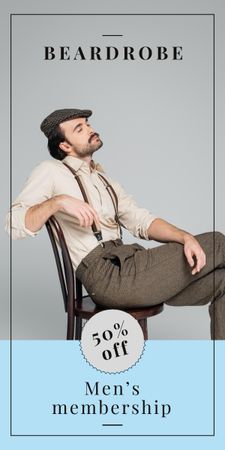 Barbershop Services Offer Graphicデザインテンプレート