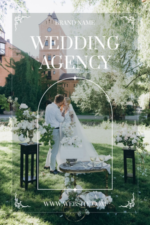 Wedding Planner Agency Offer Pinterest tervezősablon