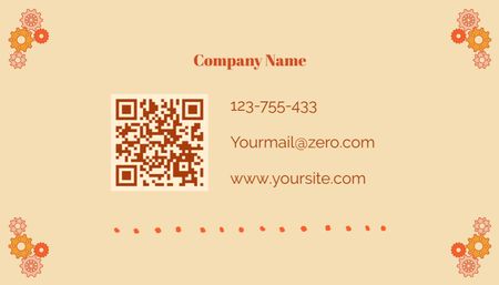 Plantilla de diseño de Especialista en Climatización Naranja Business Card US 