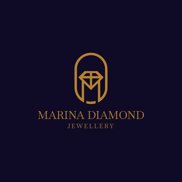 Image of Jewelry Emblem Logo tervezősablon