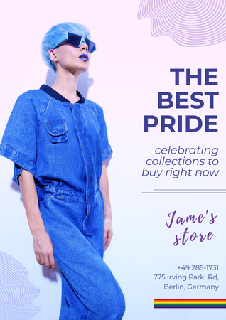 Modèle de visuel LGBT Shop Ad - Poster