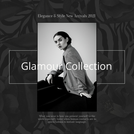 Ontwerpsjabloon van Instagram van Fashion Store Collection Announcement