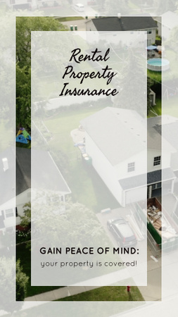 Rental Property Insurance Service Offer TikTok Video Design Template