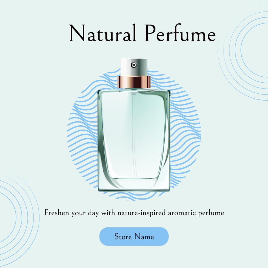 Natural Perfume Sale Offer Instagram tervezősablon