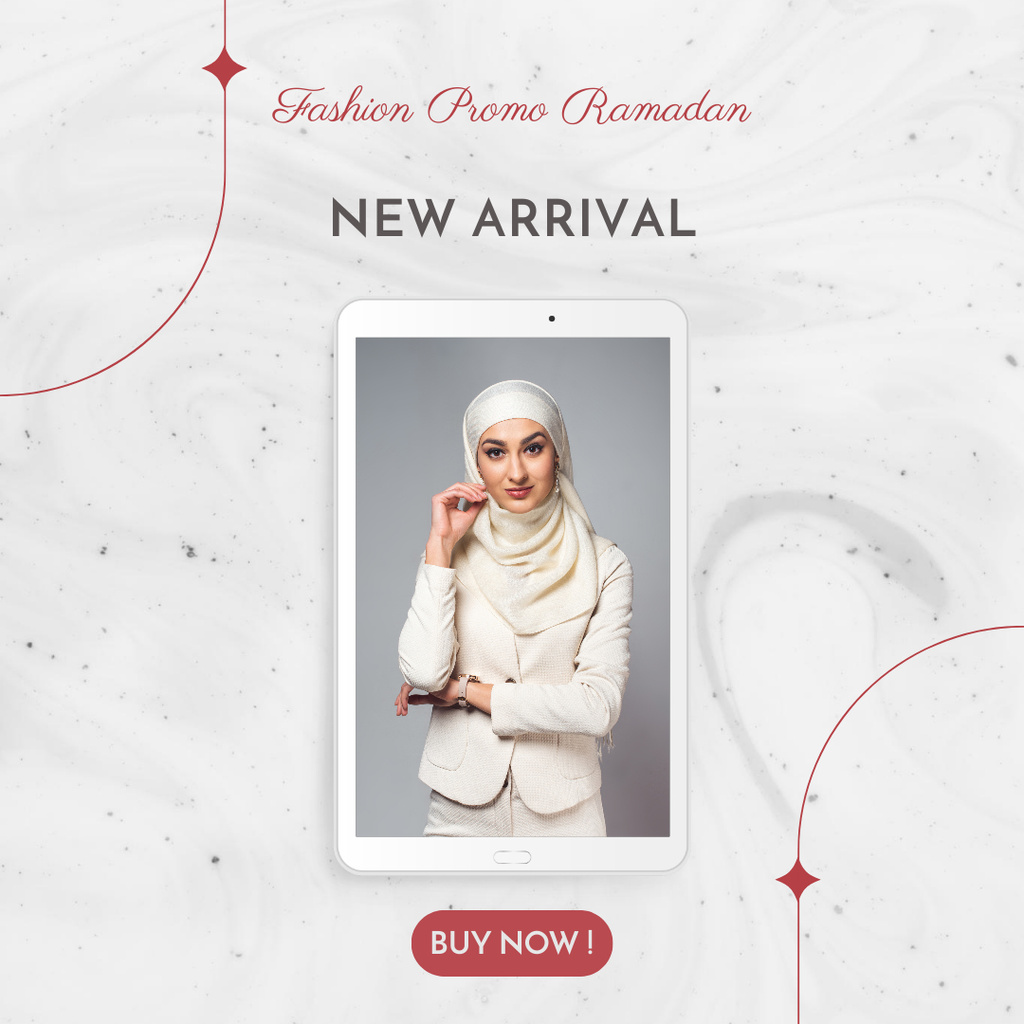New Fashion for Women on Ramadan Instagram Šablona návrhu