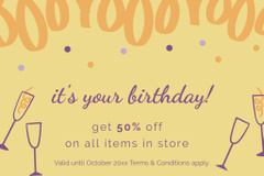 Special Offer of Discount on Birthday