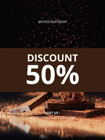 Special Offer for Dark Chocolate Poster US Design Template
