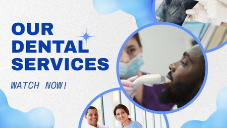 Dental Services Video Episodes With Doctors YouTube intro Design Template