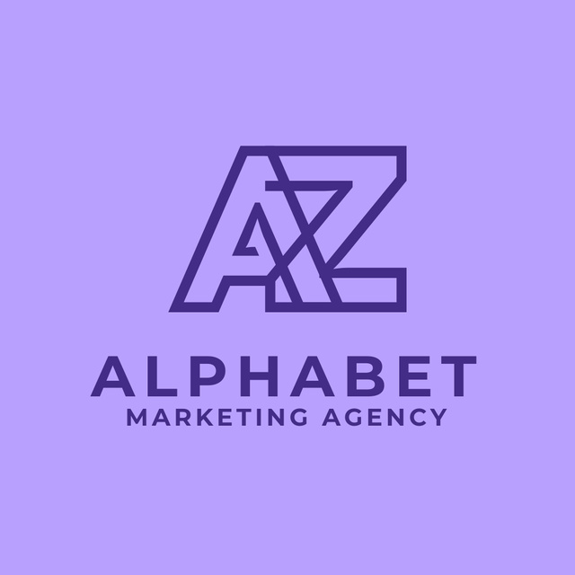 Trendsetting Marketing Agency Promotion With Monogram Animated Logo Tasarım Şablonu