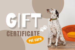 Gift Voucher Offer for Pet Care Services