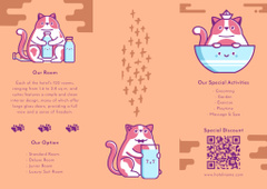Cat Hotel Promotion Illustrated with Cute Cats