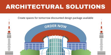 Platilla de diseño Architectural And Engineering Solutions For Tomorrow Twitter