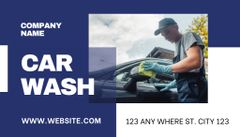 Car Wash Loyalty Program on Blue